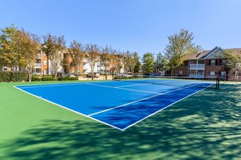 Luxury tennis court